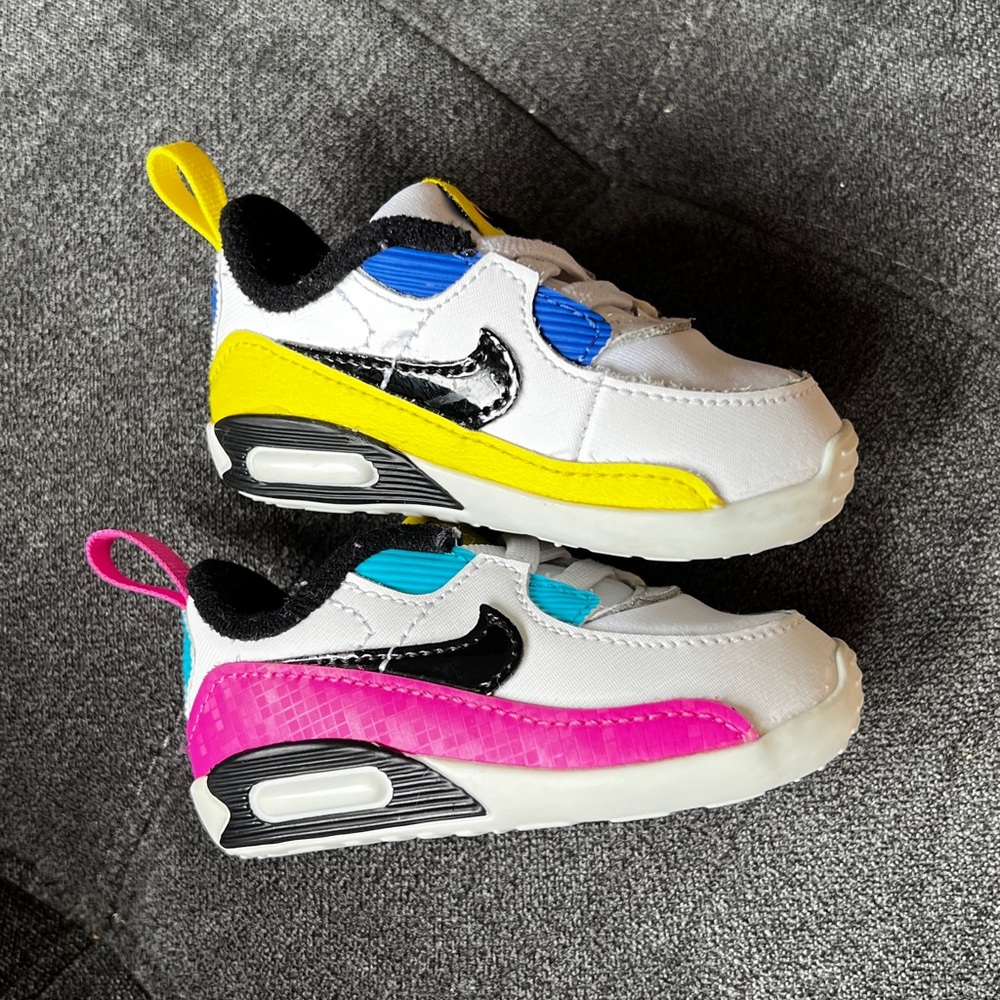 Nike colorful crib shoes
